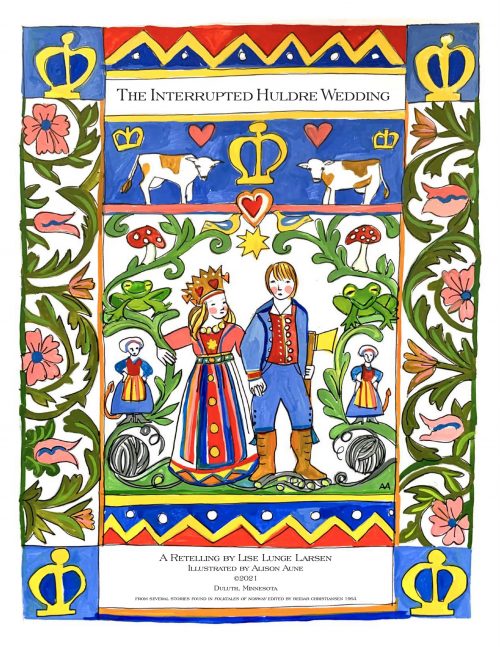 The Interrupted Huldre WeddingColoringBookCover