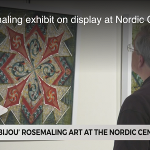 Rosemaling exhibit on display at Nordic Center